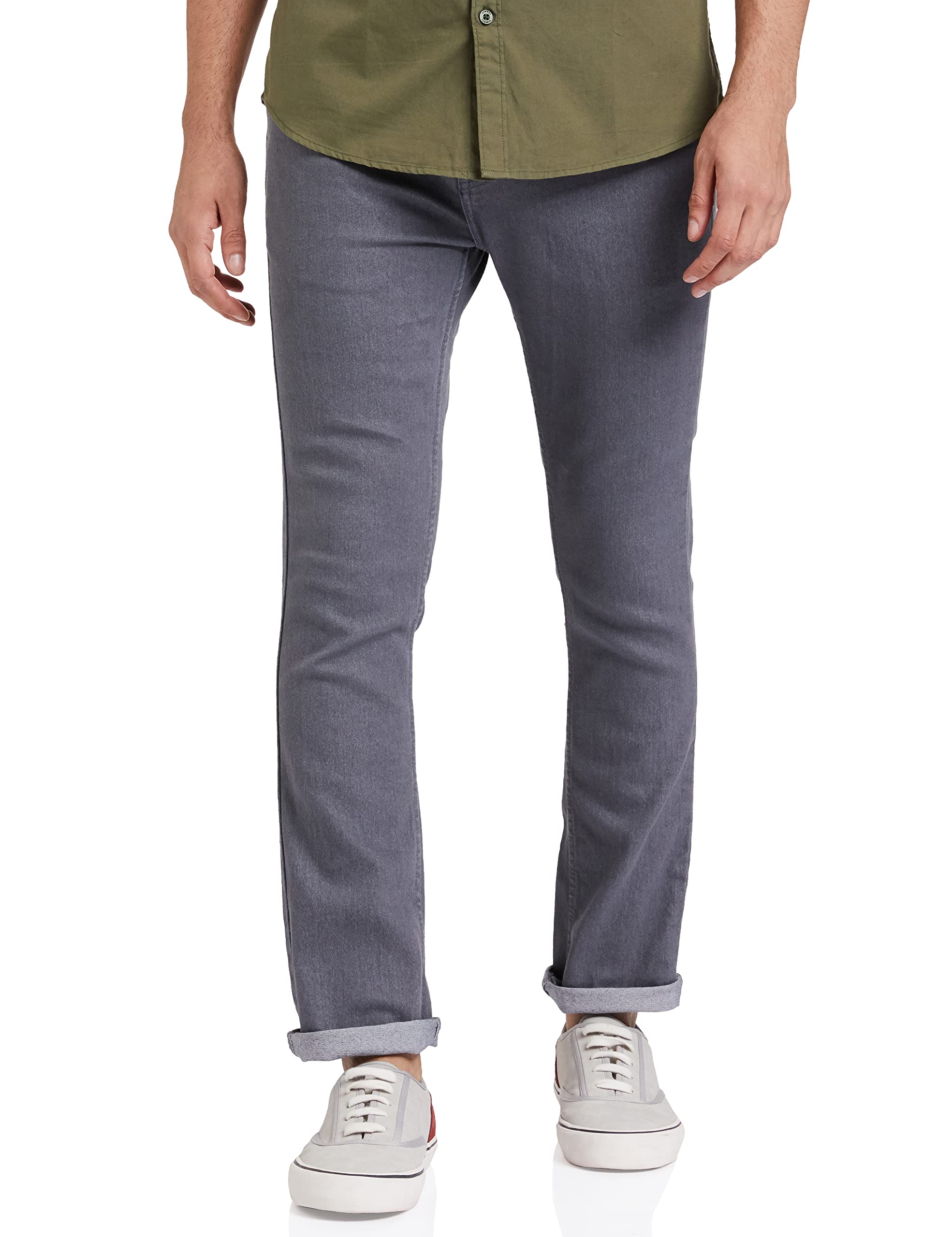 amazon brand - symbol Men's Slim Fit Mid Rise Jeans-picture-45