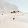 Green Elephant Beach Tent - Pop Up Beach Shade with UPF 50 UV Protection, Easy Setup Beach Sun Shelter for Camping, Fishing, Backyard & Picnic, Gold Brown