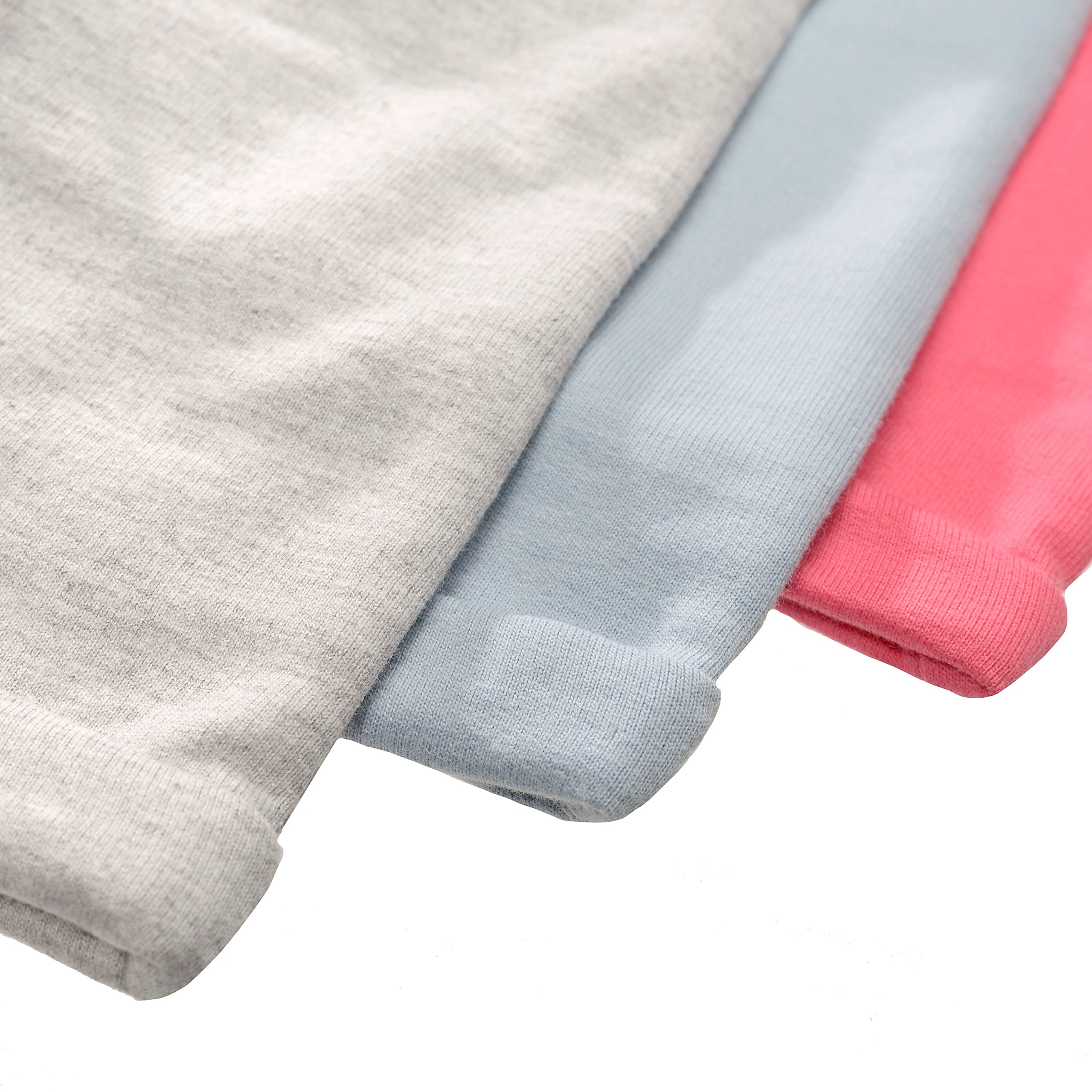 Staccato Baby Sweatshorts 3er-Set - Bio-Baumwolle, Organic Cotton, kuschelweich, bequem, ideal für den Sommer - Farben: Grau, Hellblau, Pink, Größen: 50-92