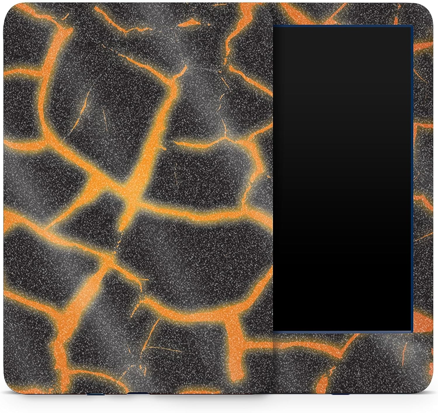 MightySkins Glossy Glitter Skin Compatible with Amazon Kindle 6-inch 11th Gen (2022) Full Wrap - Lava Rock | Protective High-Gloss Glitter Finish | Easy to Apply | Made in The USA