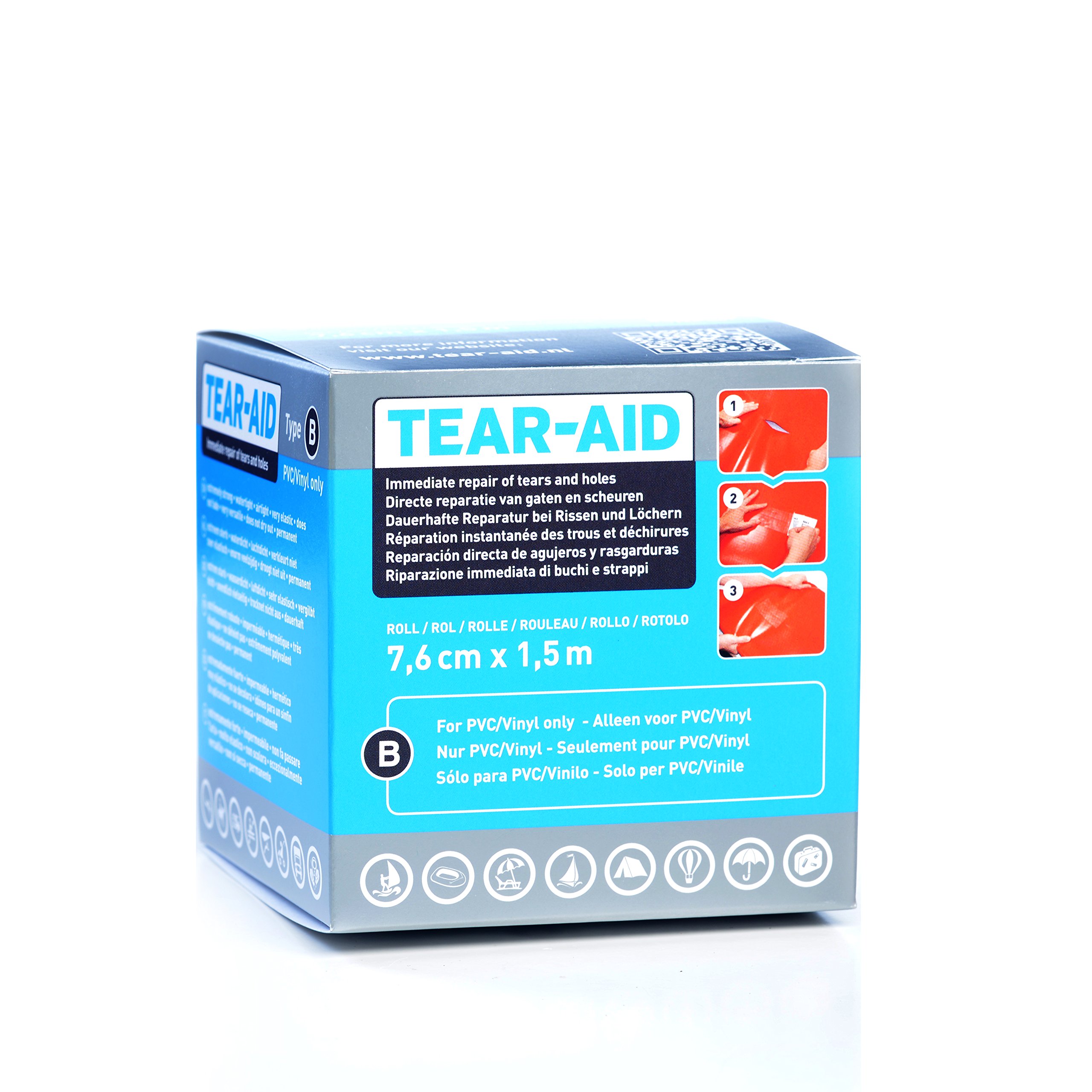 Relags Reparaturset Reparaturmaterial Rolle Typ B, Transparent, Typ B, 850310