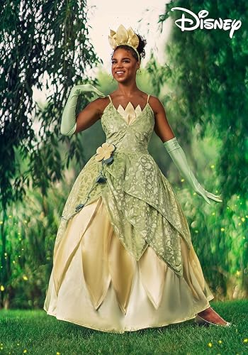 Miniatura 2 de Disney Princess & The Frog Princess Tiana Costume for Women Authentic Adult Disney Princess Cosplay Dress Outfit