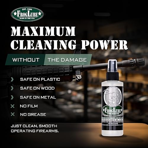 Miniatura 21 de Frog Lube Gun Degreaser - Professional Gun Cleaning Spray for Carbon, Fouling, & Grime - Made in USA - Owned & Developed by Retired Navy Seal