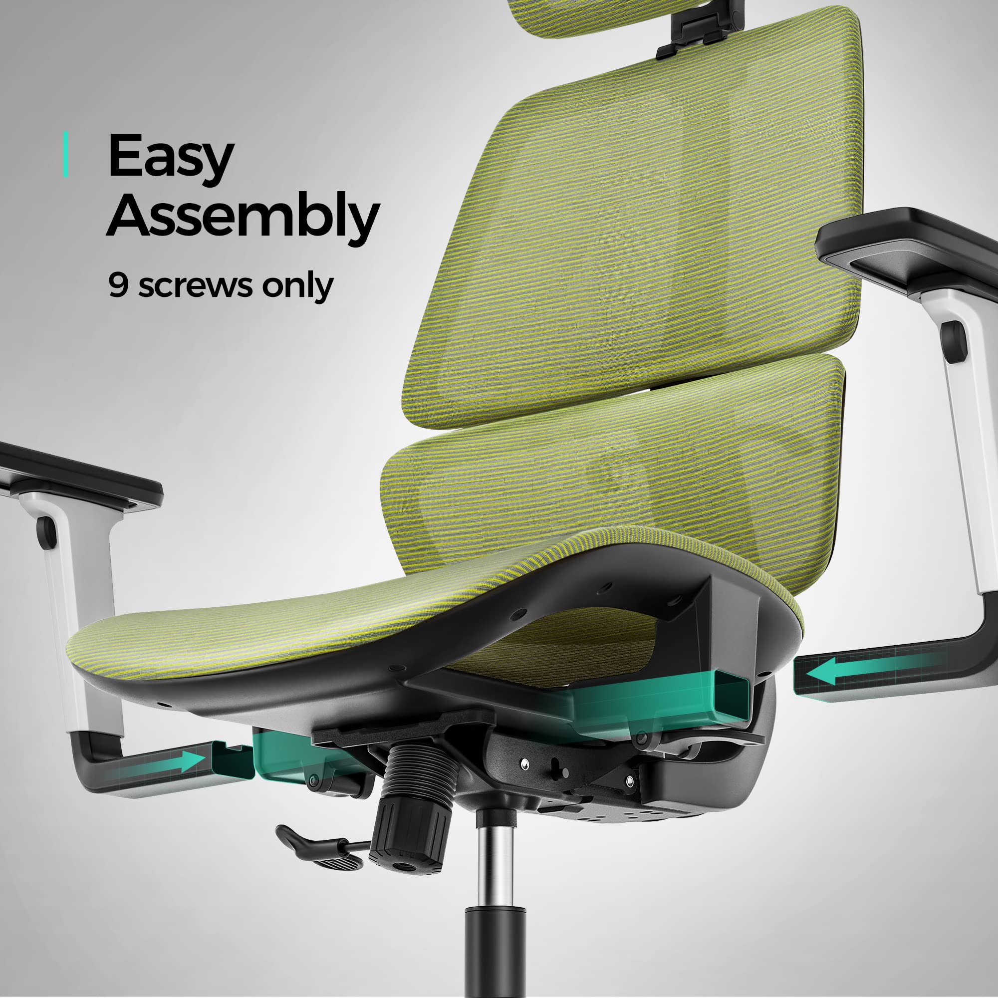 recliner office chair with a laptop stand