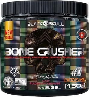 PRÉ-TREINO BONE CRUSHER (NOVA FÓRMULA) - 150G BONE CRUSHER BLACKBERRY LEMONADE (NEW) 150G