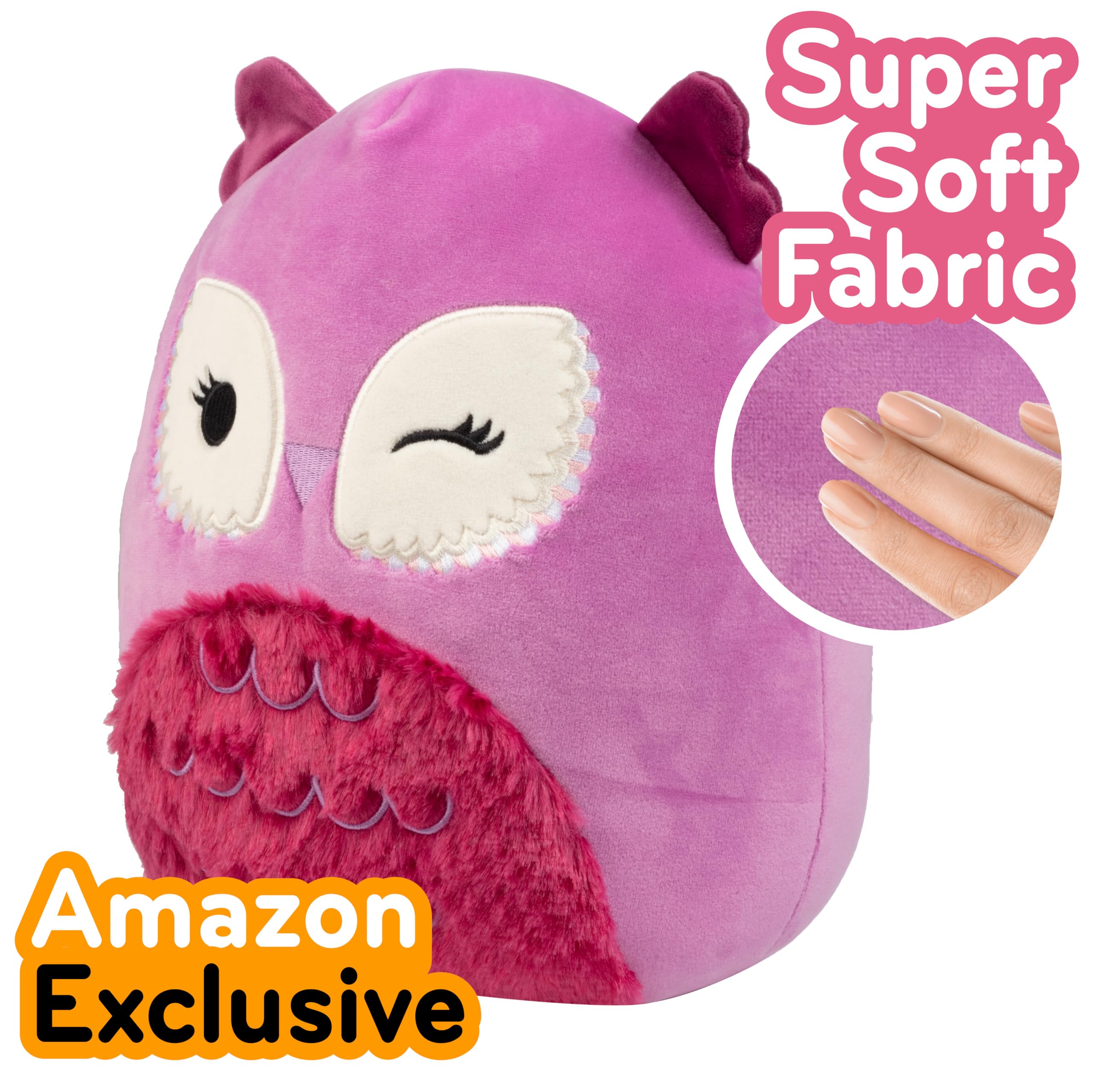 Squishmallows 10 Inch Aurora The Purple Fall Owl - Official Jazwares Autumn Plush - Collectible Squishy Soft Harvest Stuffed Animal Toy - 2025 Limited Edition - Gift for Kids, Boys, & Girls