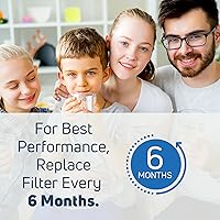 Vista 8 de Filtro de agua de repuesto para refrigerador Whirlpool GI6FARXXY - Compatible con cartucho de filtro de agua para refrigerador Whirlpool 4396395