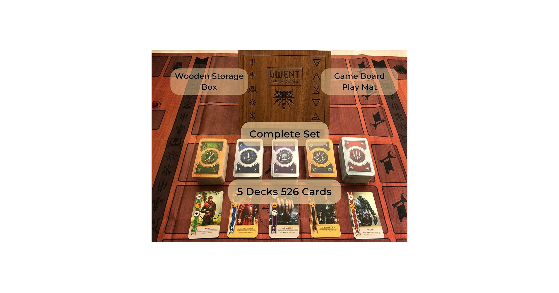Amazon.co.jp: GWENT COMPLETE SET - 5 decks in total, 526