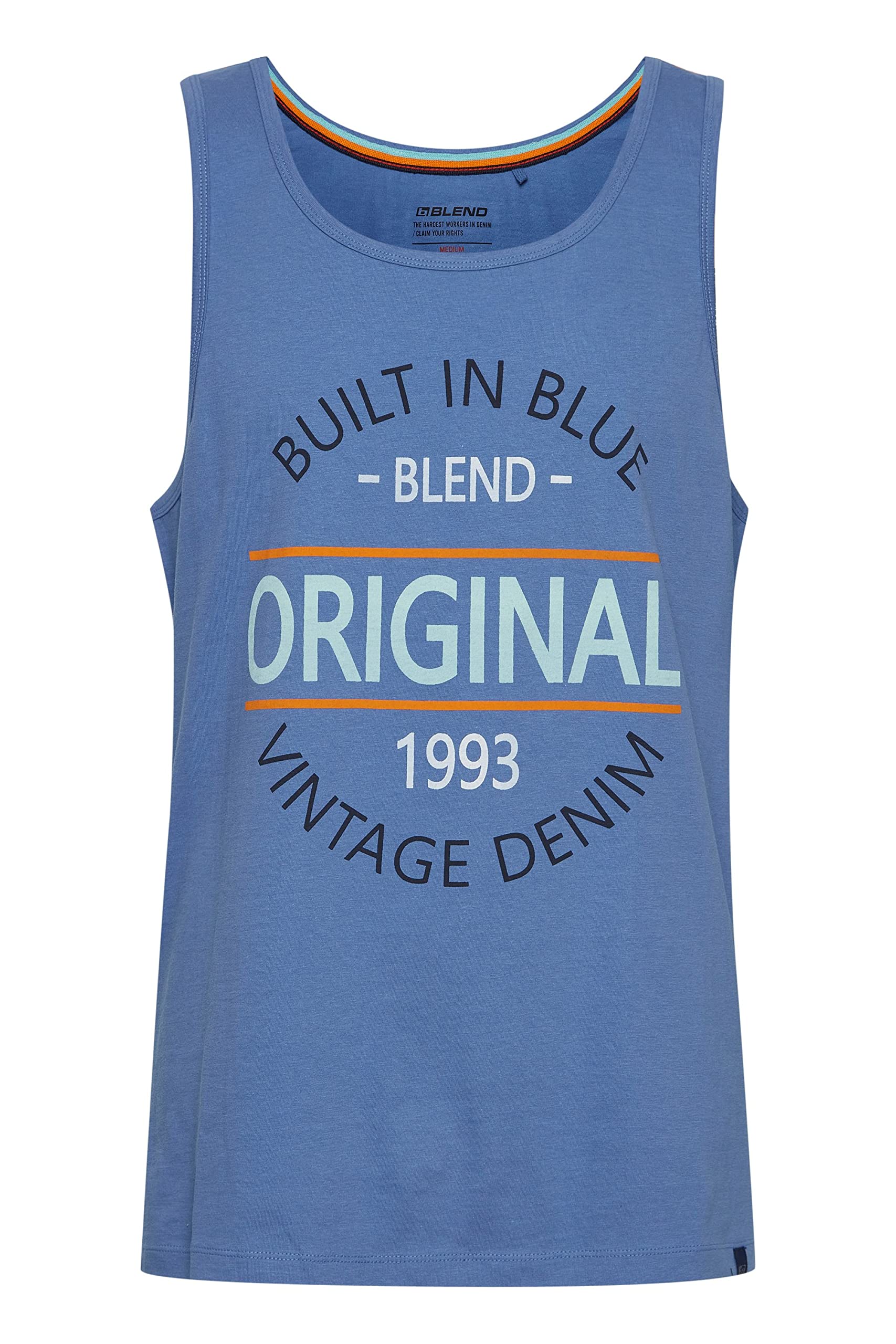 Blend BHAlvarez Tank Top Herren Basic Muskelshirt mit Rundhalsausschnitt
