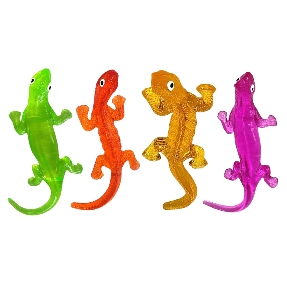 20 Jouets Lézards Collants Extensibles - Pour Enfants - Marchent Sur Les Murs - Sensoriel
