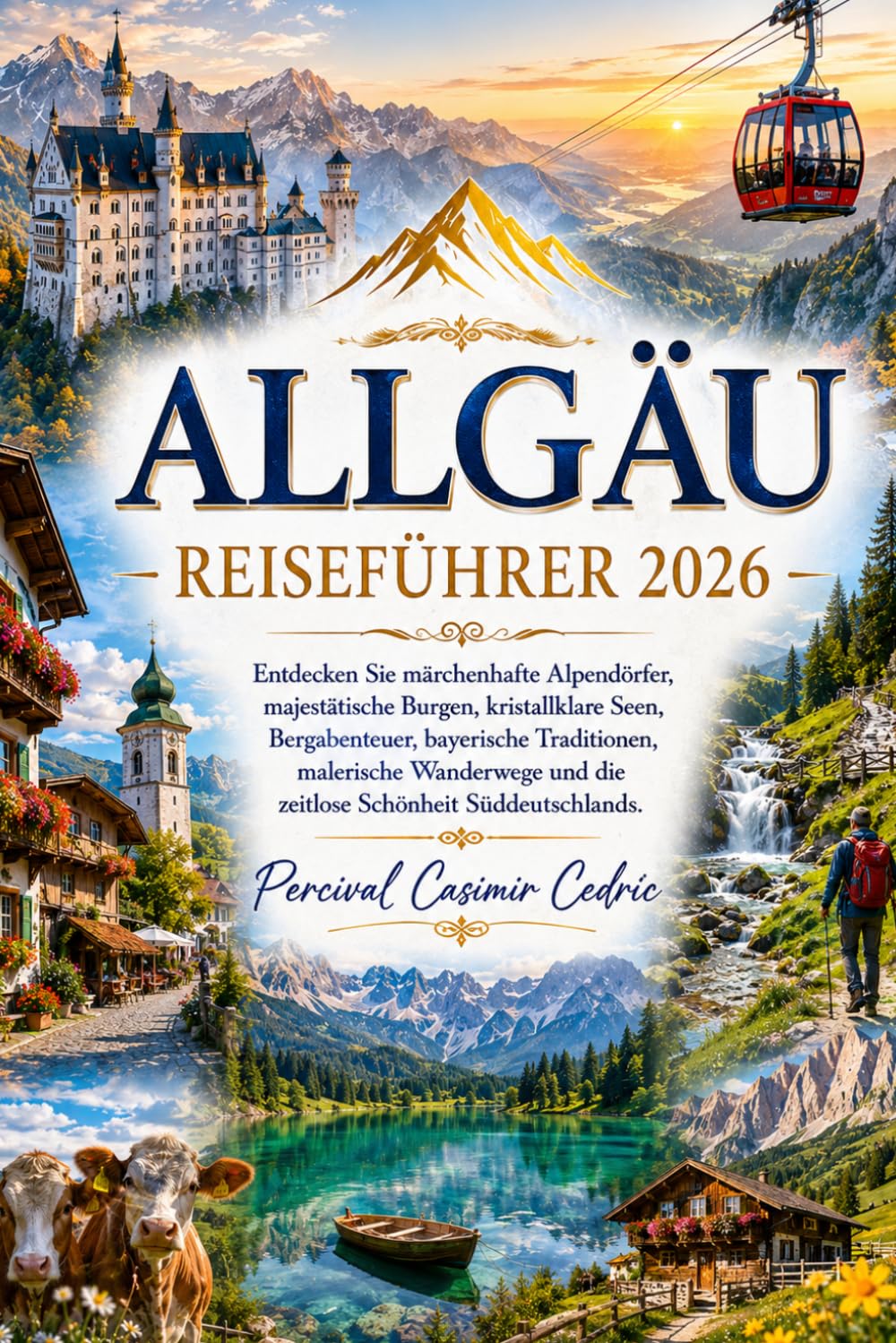 ALLGÄU REISEFÜHRER 2026: Entdecken Sie märchenhafte Alpendörfer, majestätische Burgen, kristallklare Seen, Bergabenteuer, bayerische Traditionen, ... und die zeitlose Schönheit Süddeutschlands.
