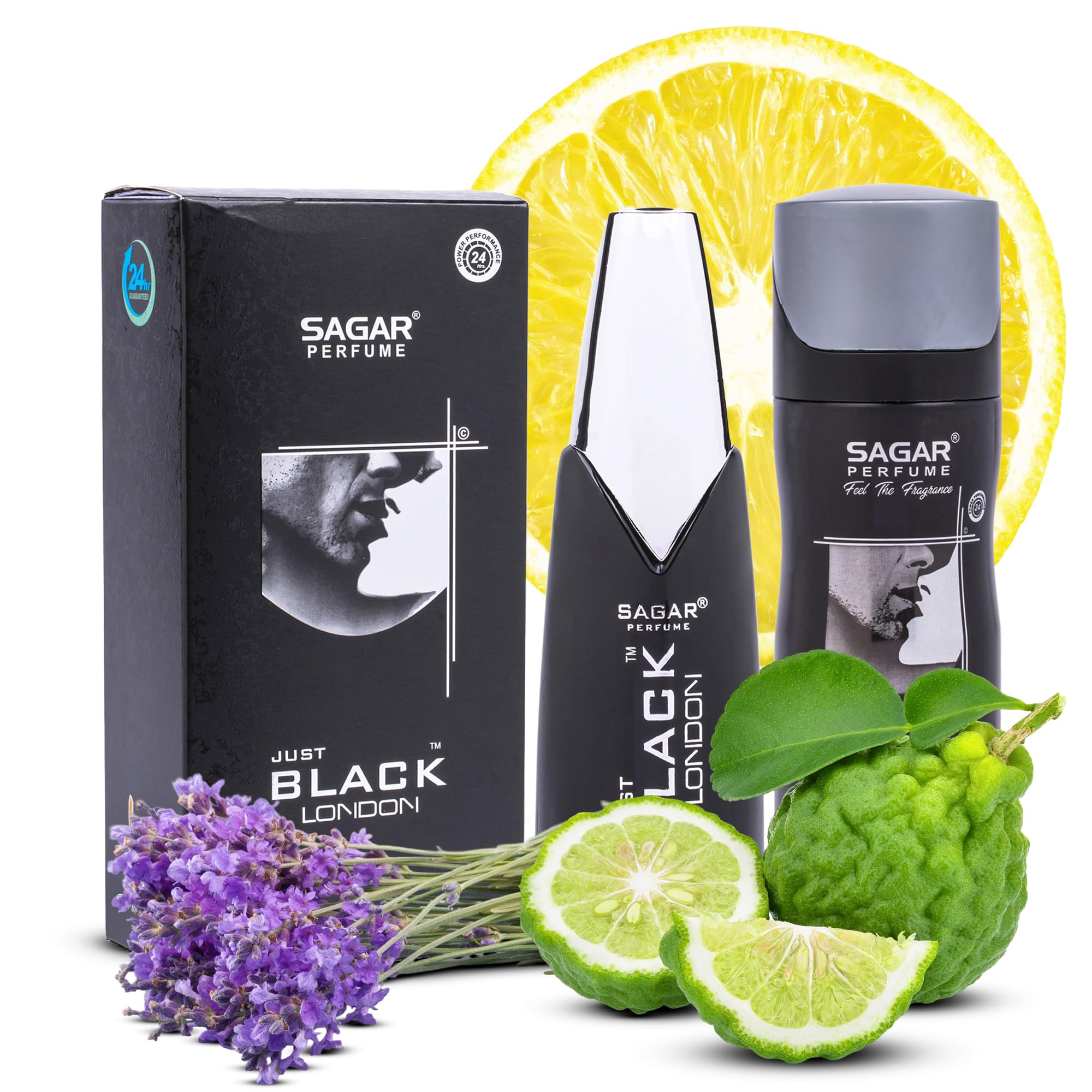 Sagar Black London Perfume Deodorant Combo, Long Lasting Freshness, Black, 260ml-image-15