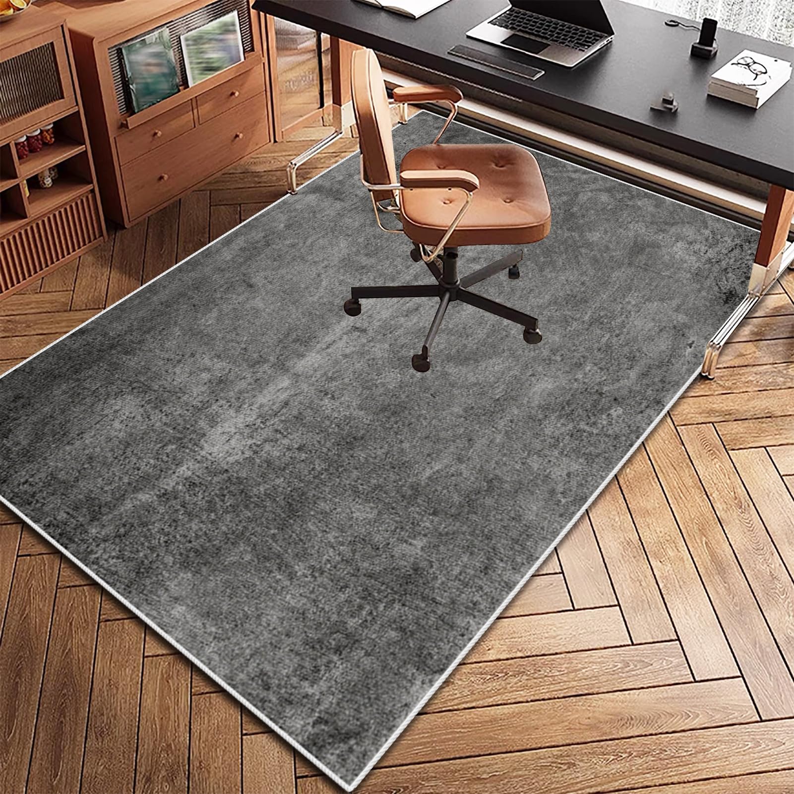 160 x 180 cm Tapis Chaise de Bureau, Tapis pour Fauteuil Tapis de Protection pour Sols Durs, Tapis de Sol Bureau Tissu, Tapis de Sol Gaming, Tapis Protège-Sol pour Chaise, Stratifié et Carrelage