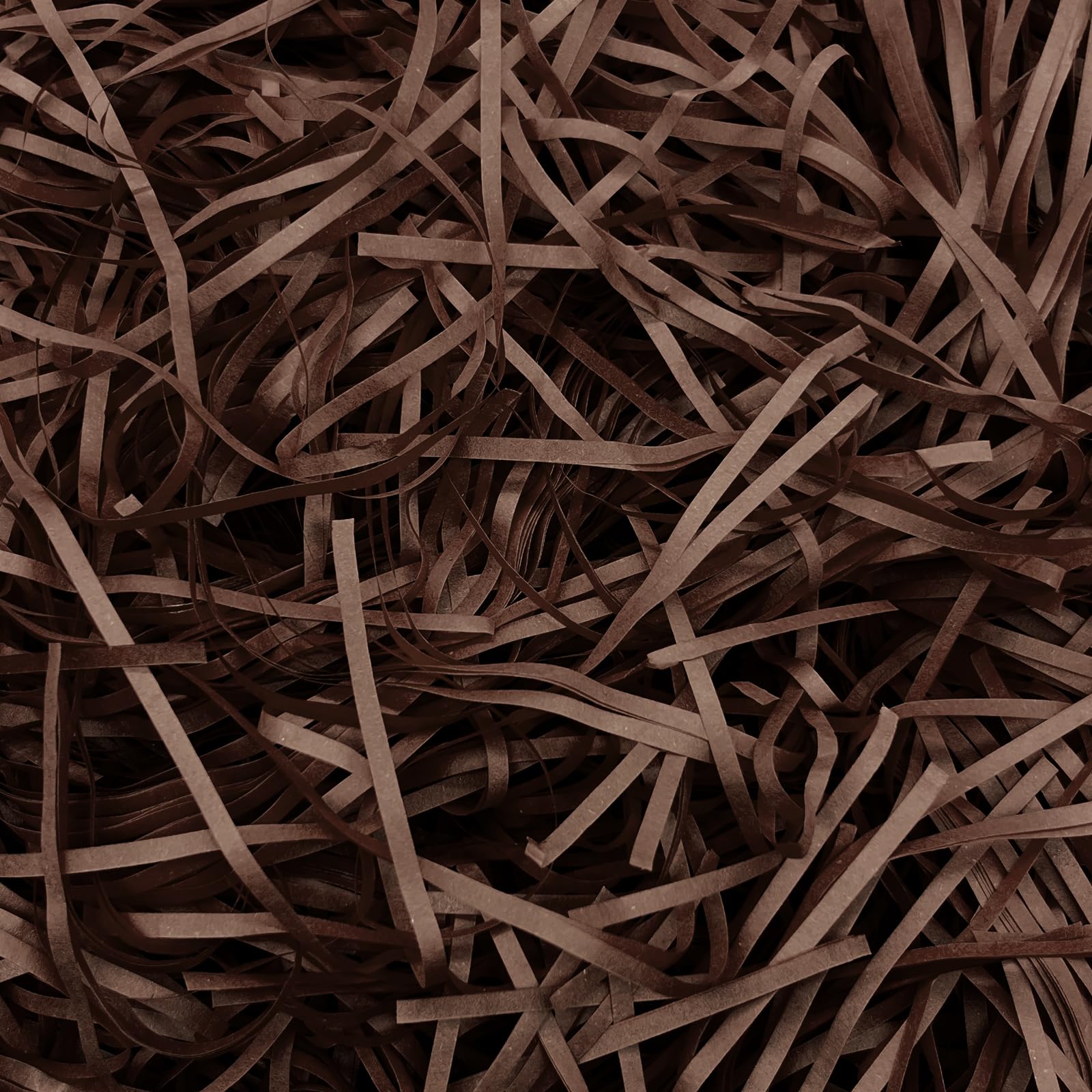 Tisspoms 2 LB Coffee Raffia Paper Shreds Filler, Raffia Grass Paper Shreds