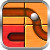 Guide the white ball to the red GOAL block by moving slots.