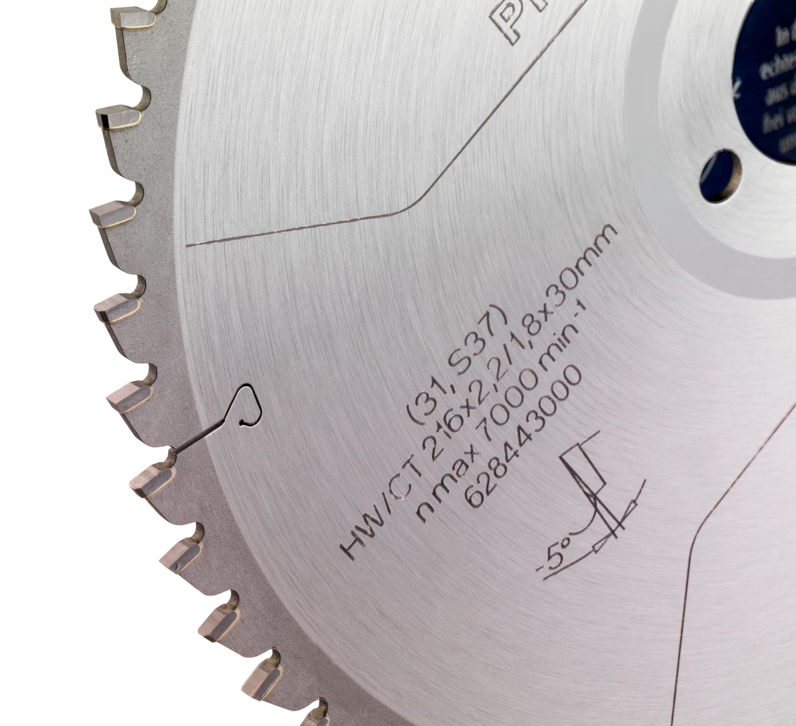 metabo Kreissägeblatt 216 x 30mm Z58 - Aluminium‑Sägeblatt für präzise Schnitte, spezielle Zahngeometrie, vibrationsarm, lange Standzeit, feingeschliffene Hartmetallzähne für saubere Metallbearbeitung