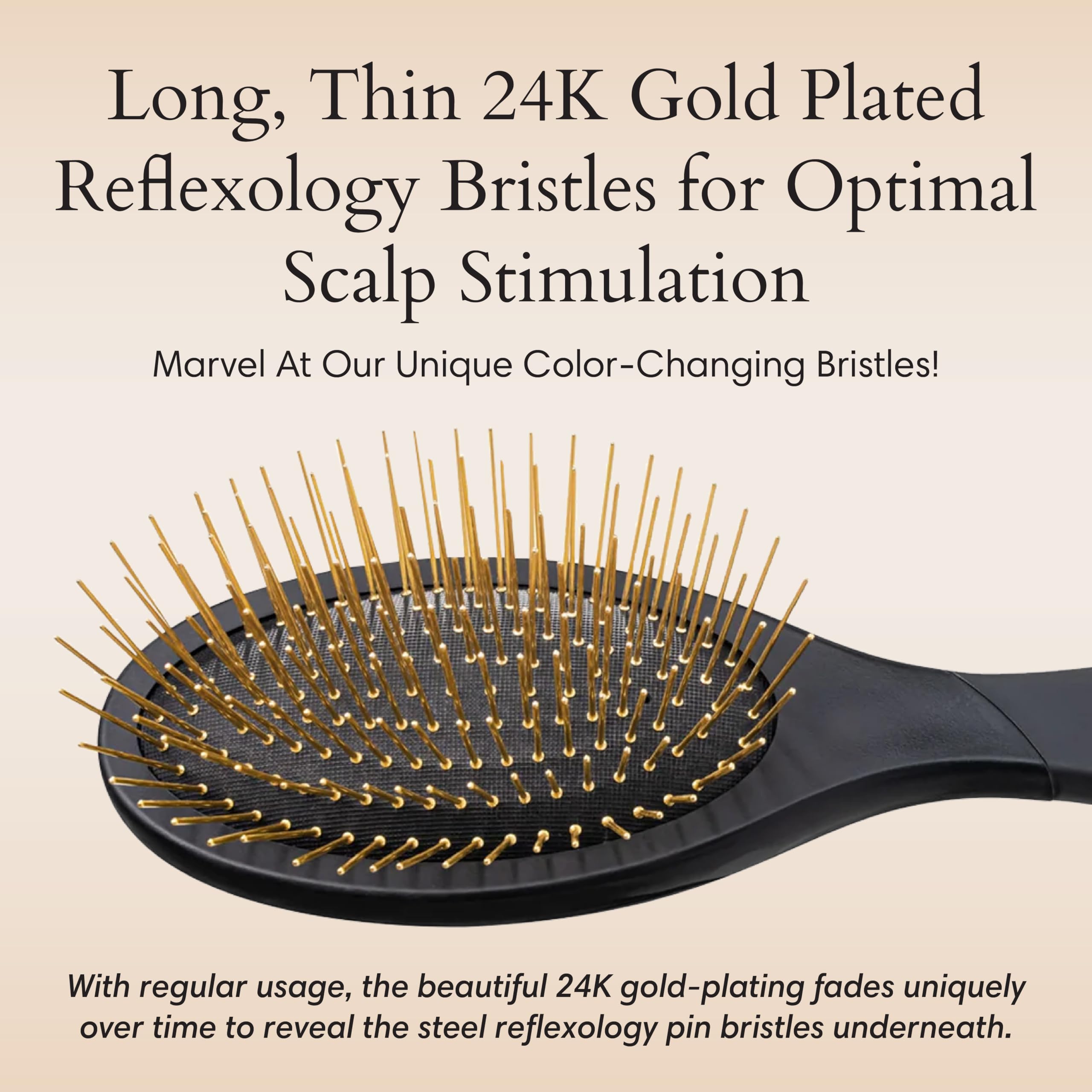 Amazon.com : Snow Fox Skincare Gua Sha Hair Brush - Black Edition