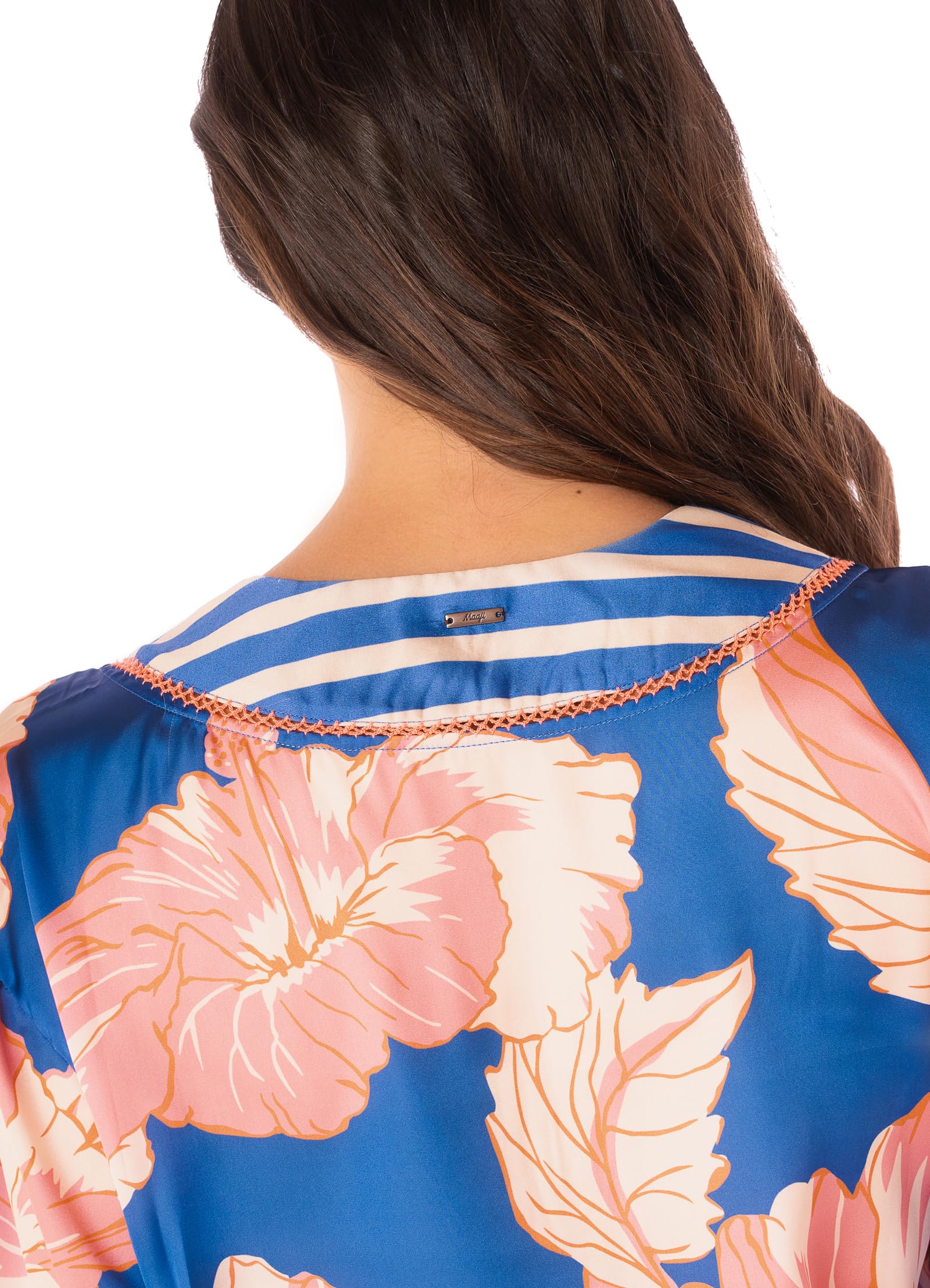 Maaji Damen Magnolia Mirage Enjoyable Kaftan Badebekleidung, Helles Blau, Small