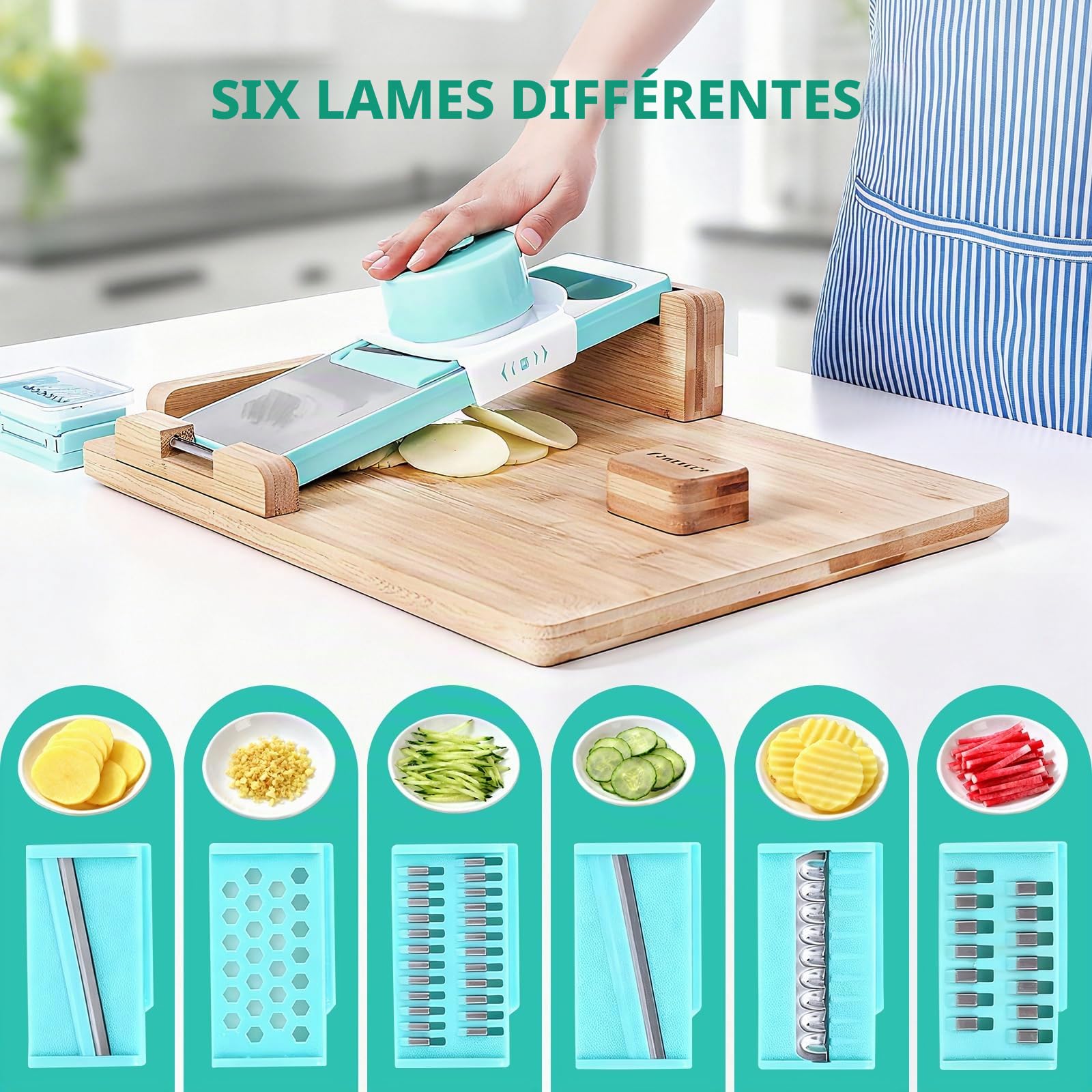 Planche à DéCouper à Une Main, Planche à DéCouper Adaptative à Une Main | Planche à DeCouper Pour Personnes AmputéEs Et HandicapéEs. Couper Et Hacher Sans Effort D'Une Seule Main