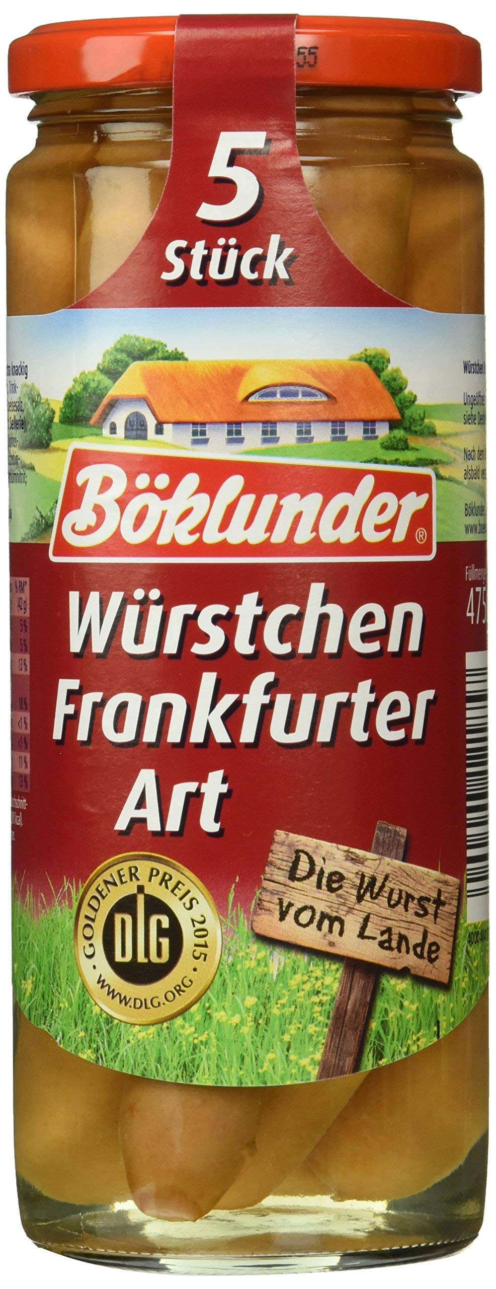 Böklunder Würstchen Frankfurter Art, confezione da 12 (12 x 210 g)