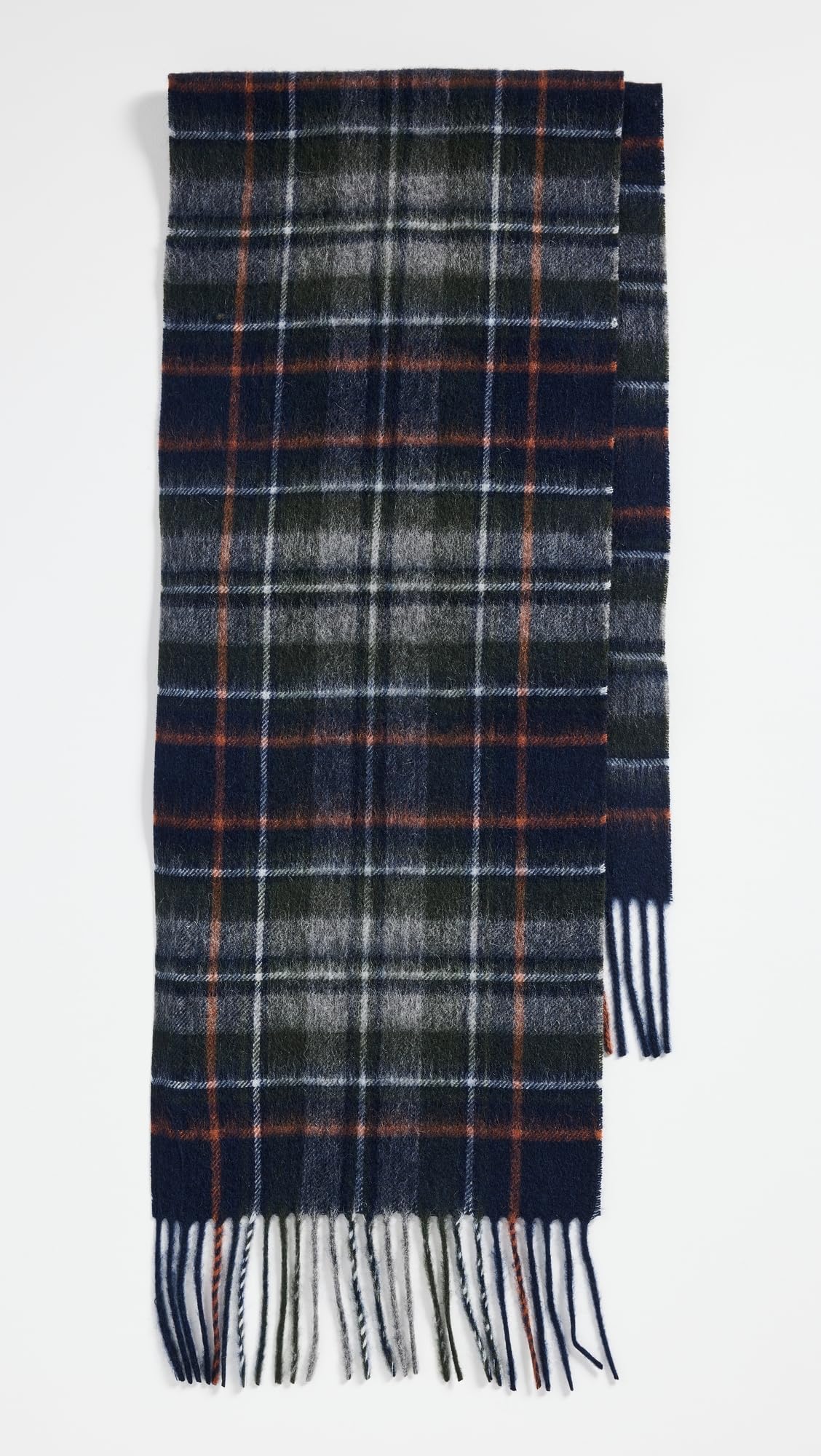 Barbour Sciarpa da uomo con motivo tartan