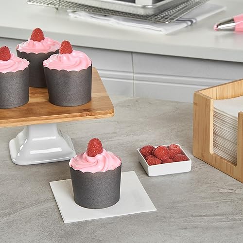 Miniatura 251 de Restaurantware Panificio Premium - Taza de papel Kraft de 10 onzas para hornear, tazas de papel para hornear, perfectas para magdalenas, cupcakes