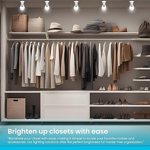 Miniatura 5 de AlltroLite Paquete de 4 bombillas LED inalámbricas que funcionan con pilas, bombilla brillante de 200 lúmenes con 2 controles remotos y accesorio