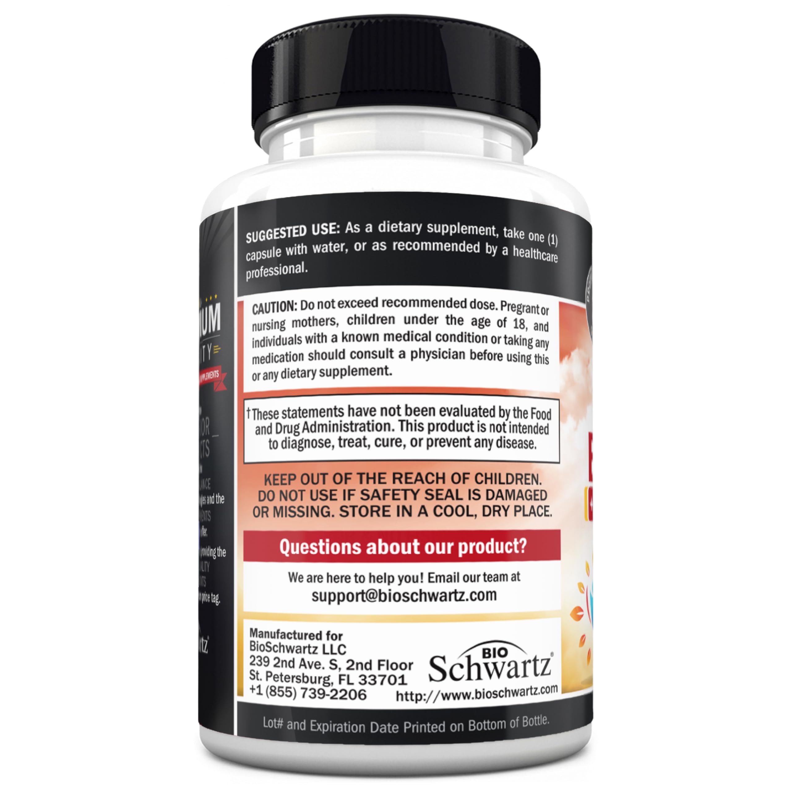 Vitamin B Complex with Vitamin C for Maximum Absorption, 60 Capsules — Amazon image 9