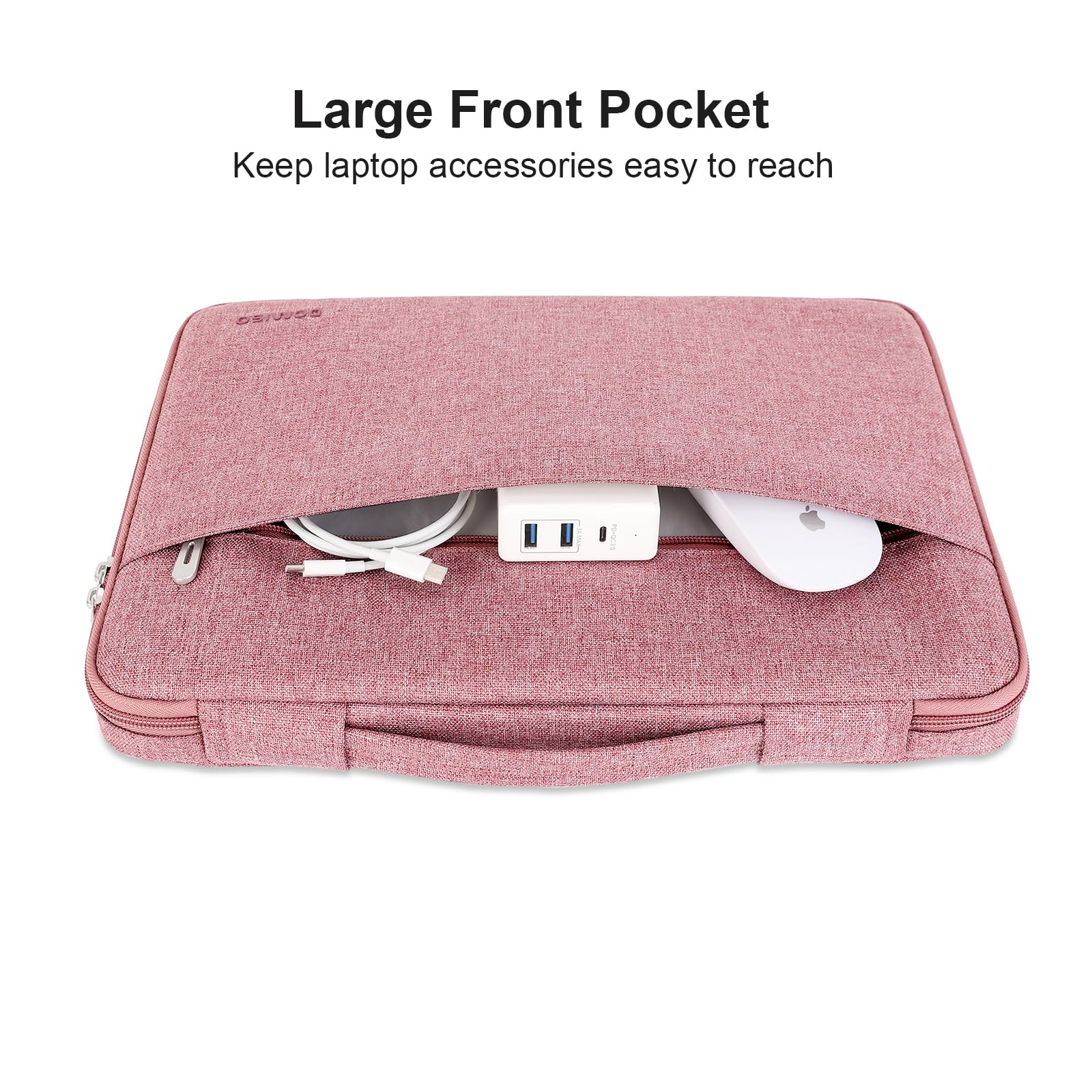 Custodia Per Laptop 17,3 Pollici Verde - Borsa Protettiva Impermeabile Per PC - Foto 6