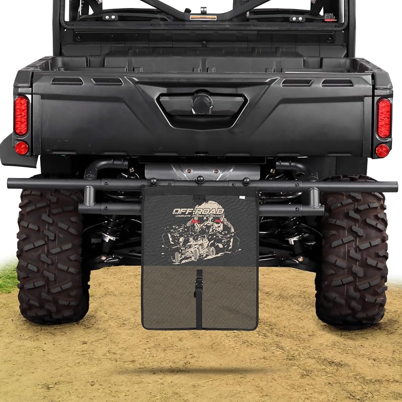 Lixeira para UTV e ATV KEMIMOTO em tela de PVC, fechamento magnético e tiras ajustáveis Desert Print