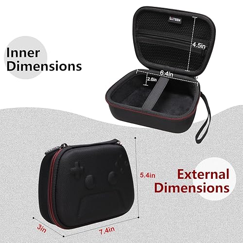 Vista 43 de LTGEM Controller Case Compatible with Xbox Core/Xbox Elite Series 2 Core/PlayStation DualSense/GameSir G7 SE/PowerA Gaming Controller, Blue