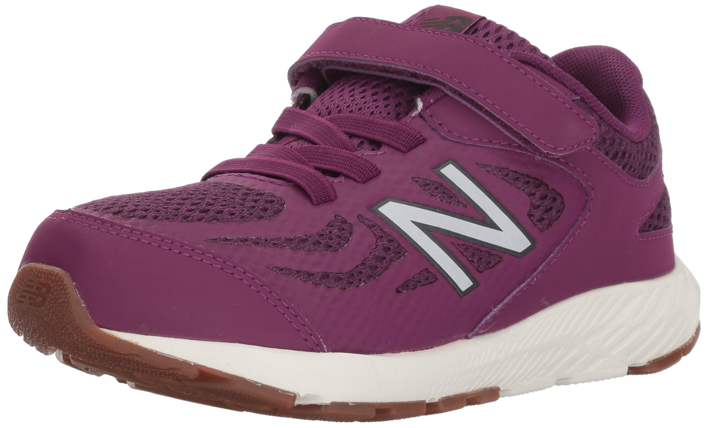 New Balance Kid's 519 V1 Alternative Closure Running Shoe, Imperial/Phantom, 13.5 M US Little Kid (4-8 Years)