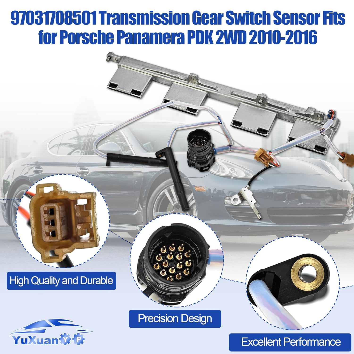 for Porsche Panamera PDK Transmission Gear Switch Sensor 2WD 2010-2016 97031708501