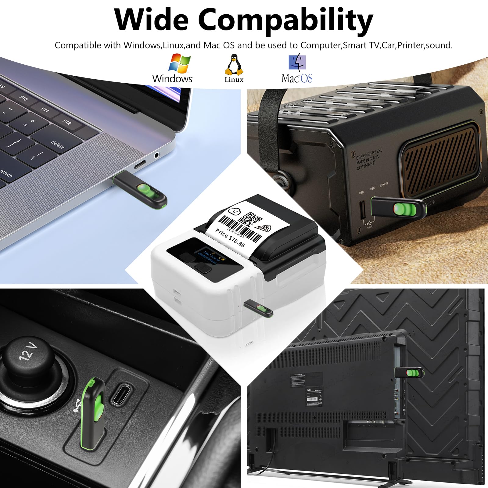 Maspen 64GB USB Flash Drive 2 Pack 64 GB USB Thumb Drive Memory Stick Jump Drives Pendrive for Storage (2 Colors, 64G)