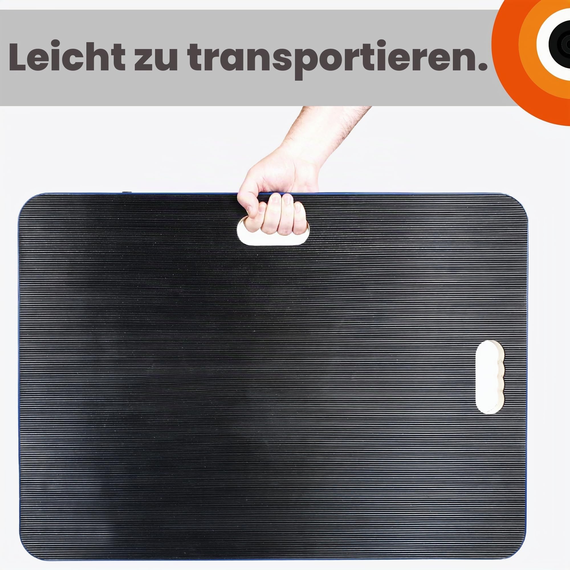 Move-It Transportroller, 450 kg Tragkraft, robuster Wagen zum Bewegen von Möbelgeräten, rutschfeste Unterseite, industrielle gewerbliche Nutzung, schwarz (70 x 50 cm)