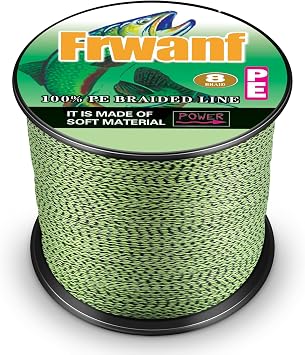 Braided Fishing Line 8 Strands of Super Strong PE Fishing line Extreme Power Fishing Braided line is Used for Saltwater and Freshwater Fishing