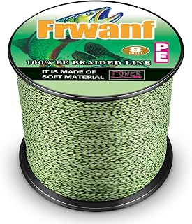 Cuerda de pesca trenzada de 8 hebras súper fuerte PE cuerda de pesca ExtremePower para agua salada y agua dulce, prueba de 300 m, color negro y amarillo