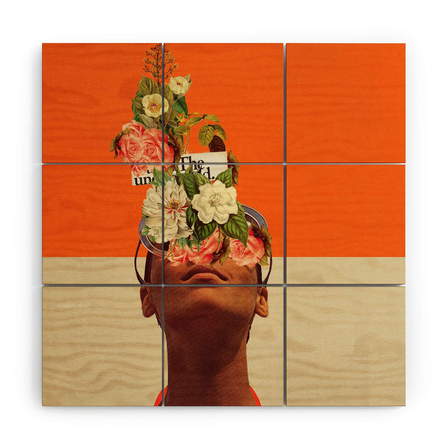 Society6 Frank Moth The Unexpected Wood Wall Mural, 3' x 3', Multi