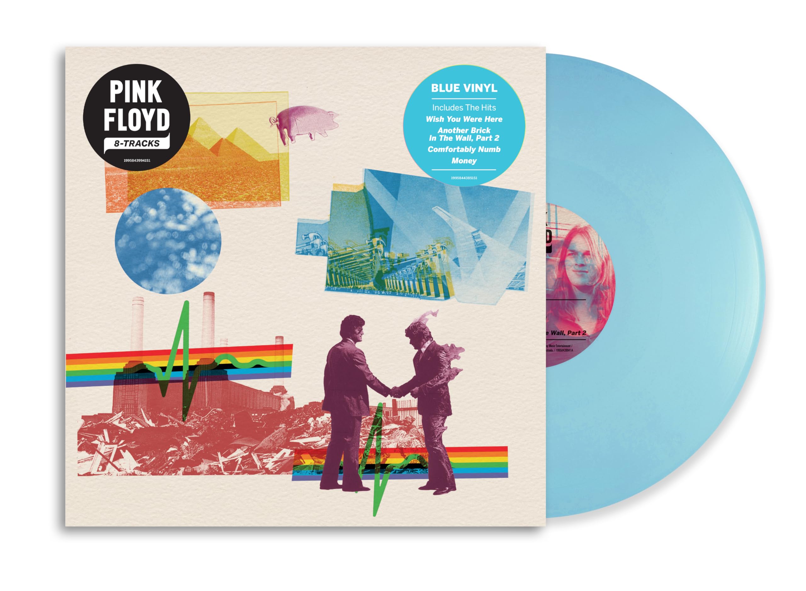 Pink Floyd 8-Tracks (New Vinyl LP) Blue Vinyl
