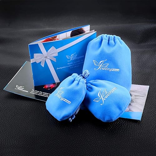 Miniatura 6 de JewelryPalace Princess Diana Kate Middleton Class Gemstone Birthstone Sapphire Emerald Statement Pendant Necklace for Women 925 Sterling Silver