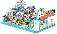 Vista 6 de Mini Brands Retro Mini Mart with 5 Minis, Yaxa Exclusive Playset, by ZURU – Real Miniature Collectible Store for Kids, Role Play, and Display