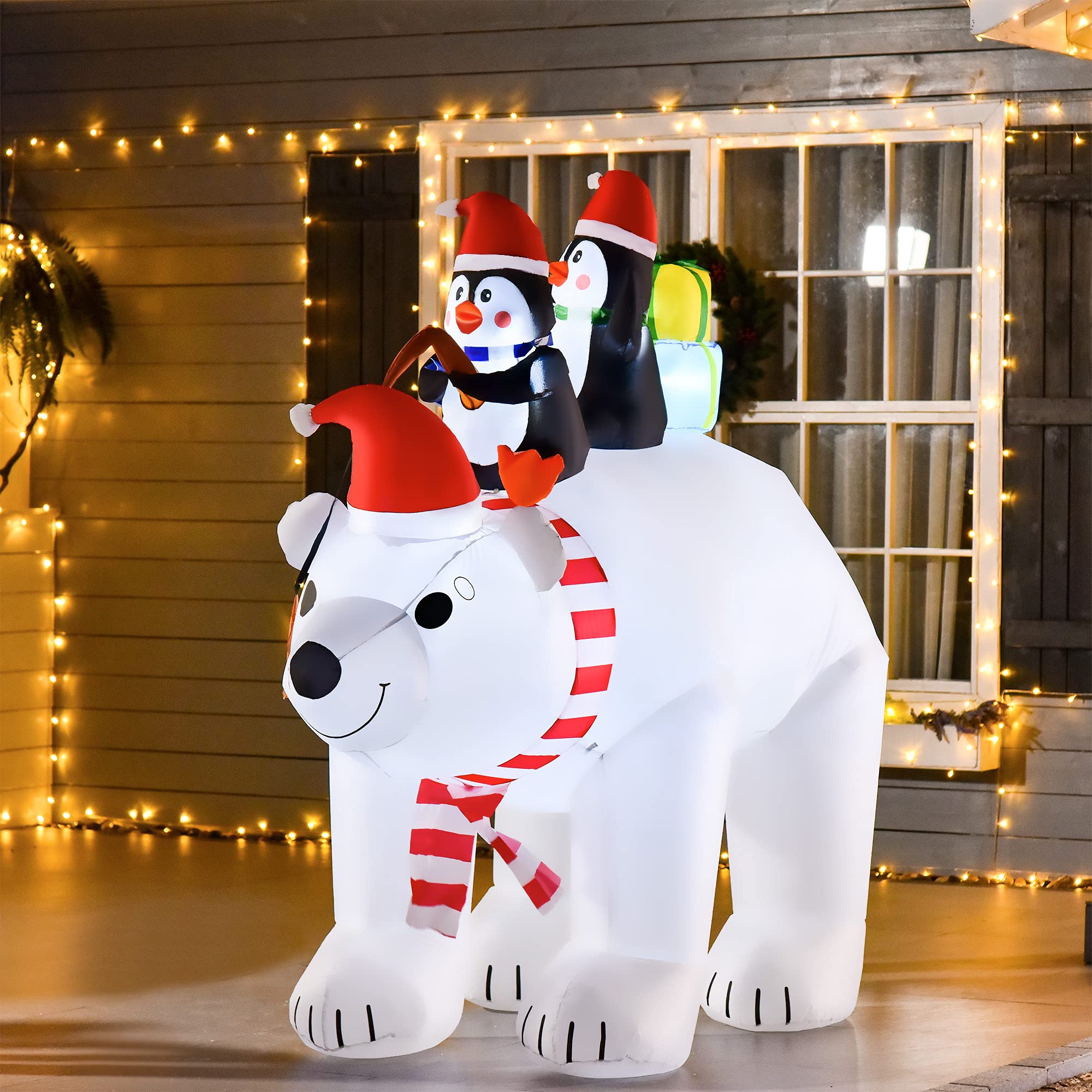 Boule à Neige - Bonhomme de Neige avec Luge 9 cm
