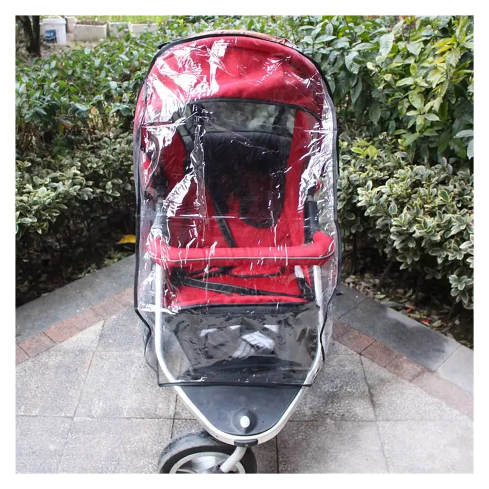 Copertura antipioggia in PVC for passeggino | scenario di utilizzo: protezione universale da pioggia, vento e neve