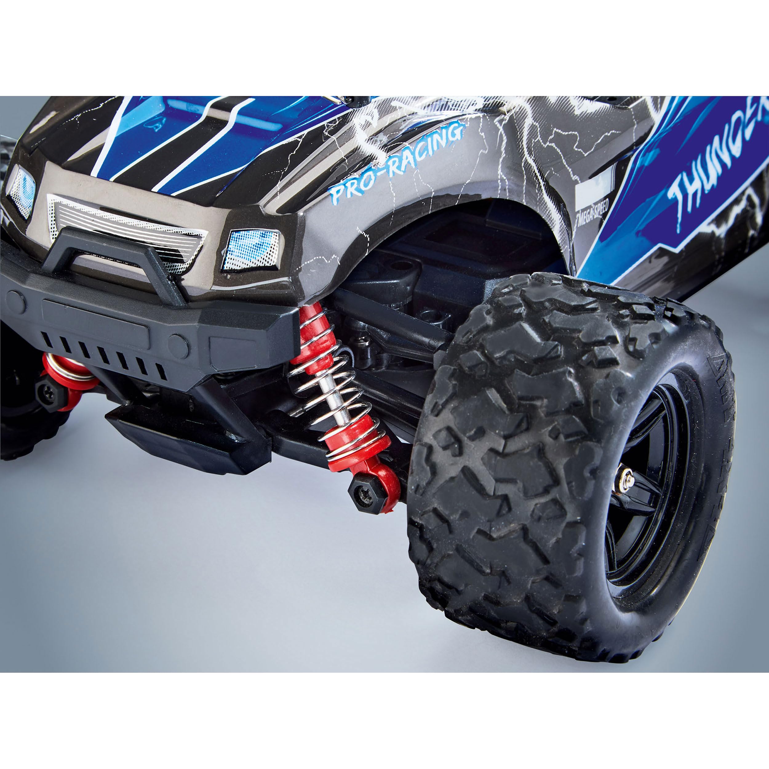 Revell Control X-TREME Monster Truck "Cross Thunder" I RC truggy w skali 1:18, napęd na wszystkie koła i opony buldoga, prędkość do 50 km/h, z akumulatorem litowo-jonowym, czas jazdy 20 minut, kolor