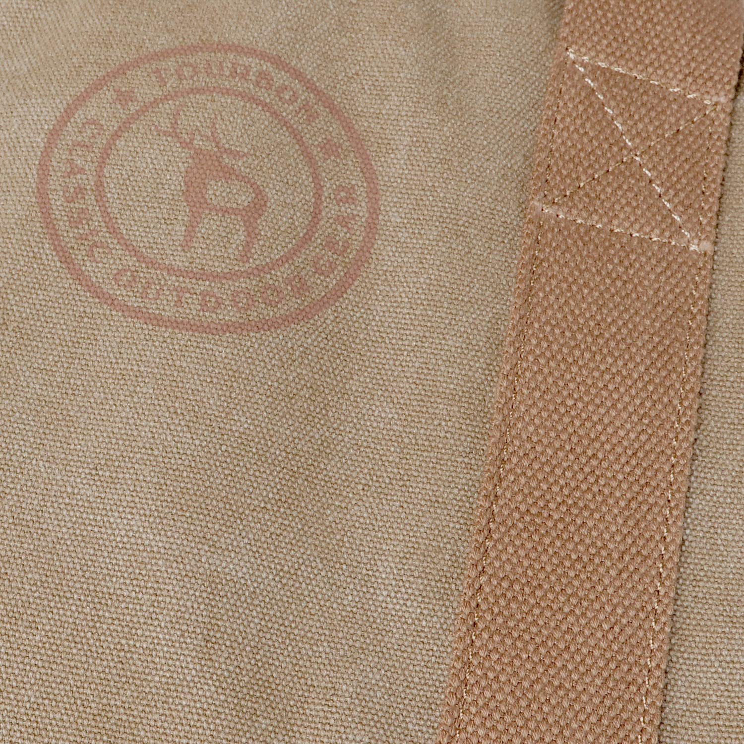 TOURBON Caza 16 oz lona cuero Trim suave acolchado pistola bolsa Scoped Rifle Slip Case - 52 pulgadas