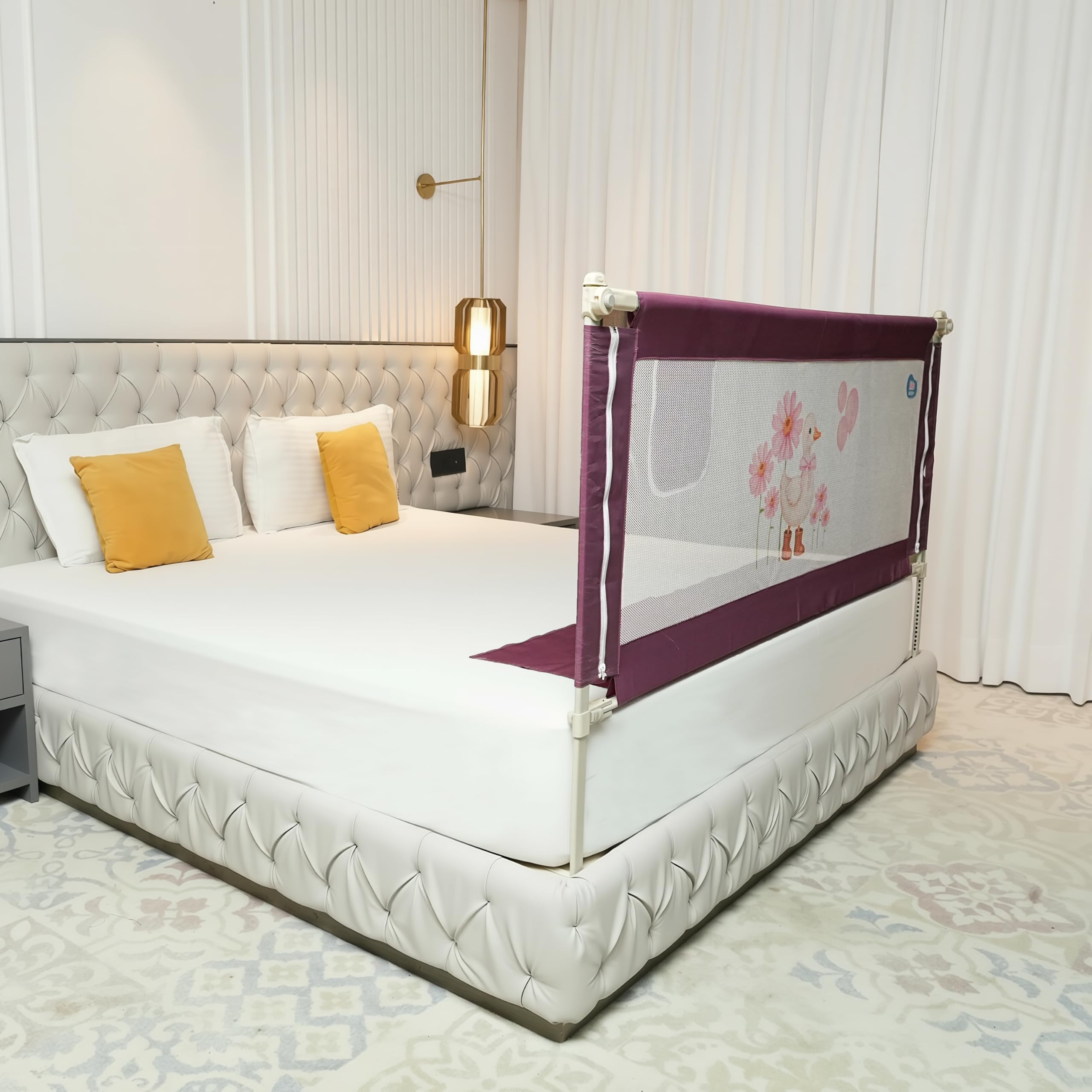 Kids Bed Rail Guard - Baby Safety Side Wall -30