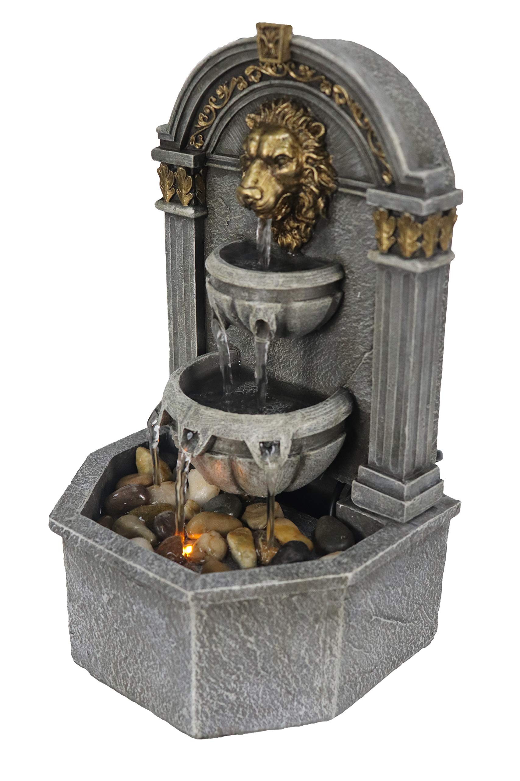 Buy Warm Garden Lion's Head Fountain Relaxation Fountain for Interior