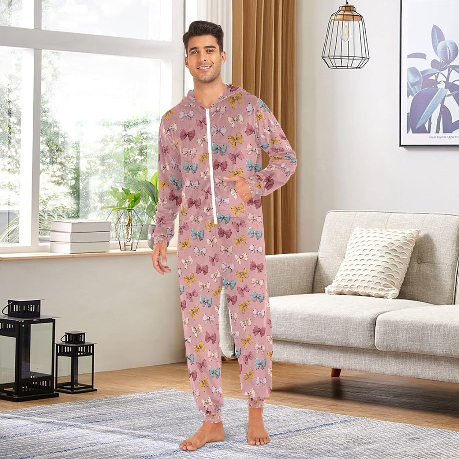 QUGRL Onesies Adult Pajamas Costume for Women Men Unisex Cosplay Sleepwear Homewear Suit Winter S-XL
