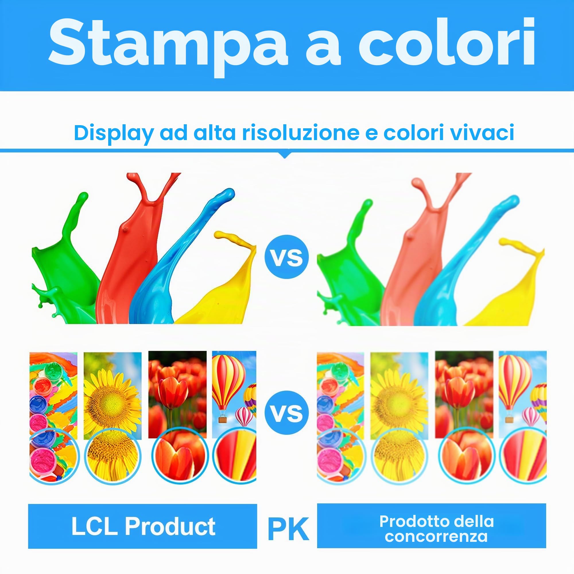 LCL PFI-030 PFI-031 Cartuccia d'inchiostro compatibile PFI030 PFI-030 PFI-031 PFI-030MBK PFI-030BK PFI-030C PFI-031M PFI-030Y Sostituzione per Canon ImagePrograf TM-240 TM-340 (FI030MBK/K/C/Y+PFI031M)