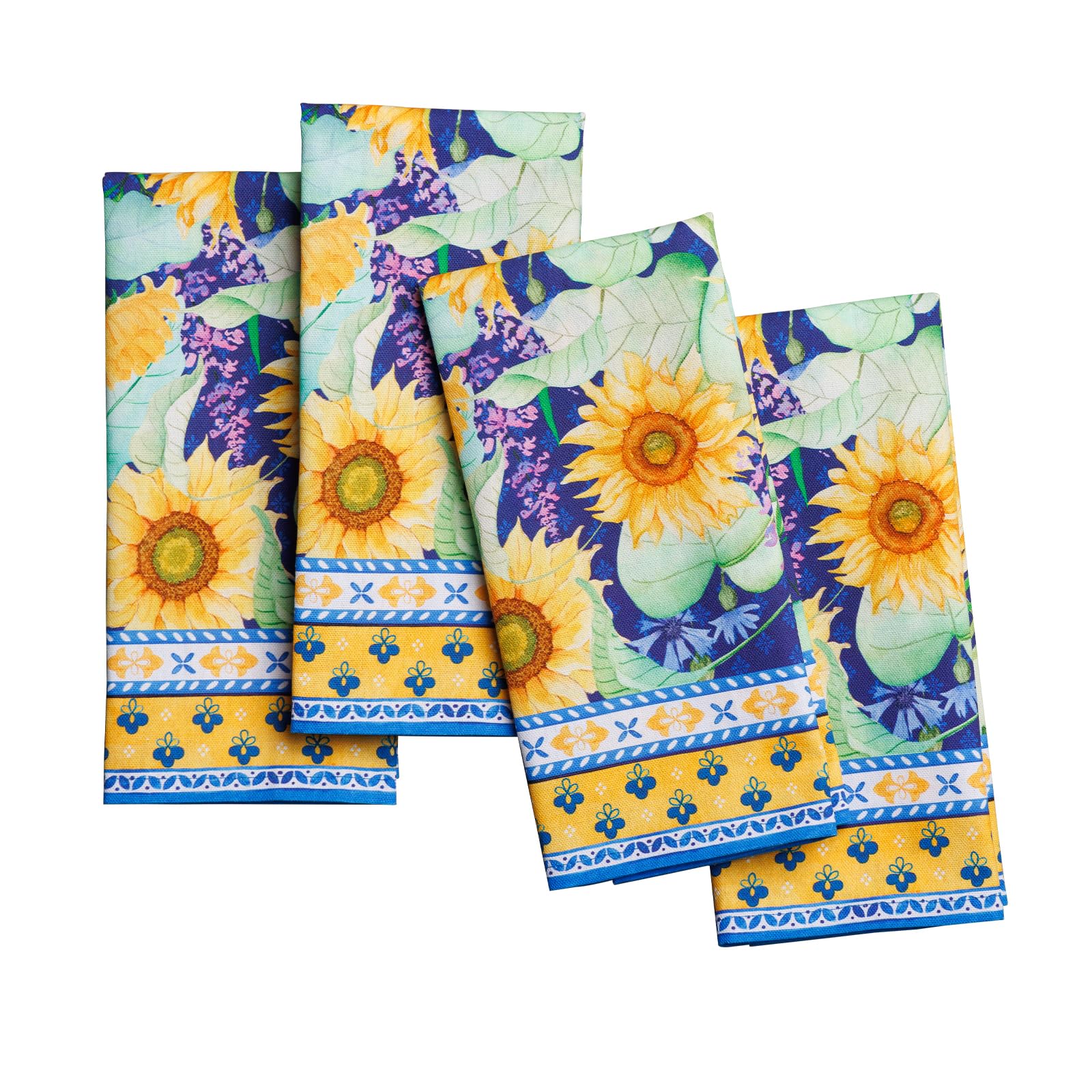 Servilletas de tela Girasol Maison d' Hermine para mesas diarias y eventos de gala